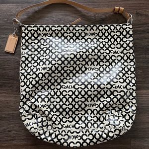 Coach Signature Handbag, Beige.